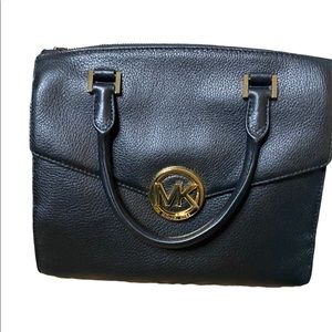 Michael Kors Brand New - Leather Bag Black 12w x 9l